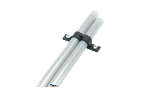 Schlauchhalter 10 mm, 2-fach