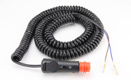 Spiralkabel 7,5 mit Universalstecker