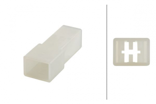 Steckergehäuse Flachstecker, 1-polig